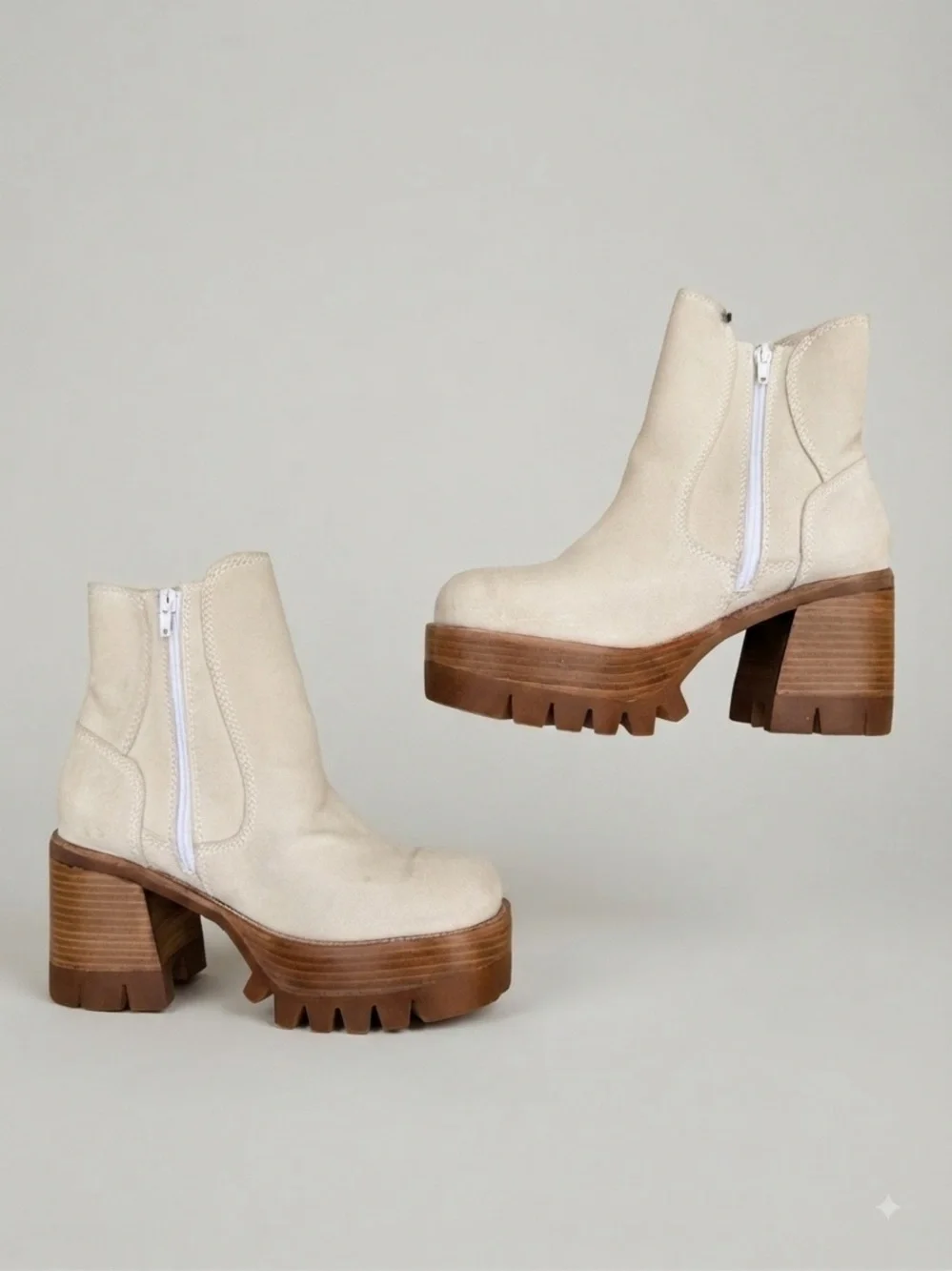 Jeffrey Campbell x Free People Suded Platform Boots